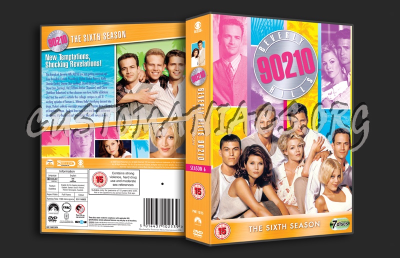 Beverly Hills 90210 Season 6 dvd cover