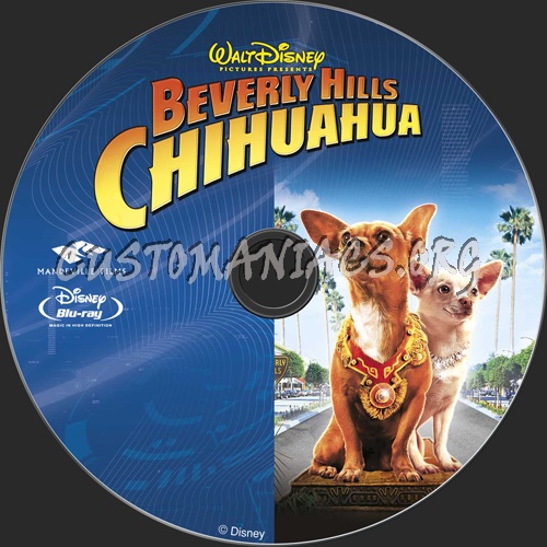 Beverly Hills Chihuahua blu-ray label