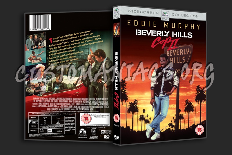 Beverly Hills Cop 2 dvd cover