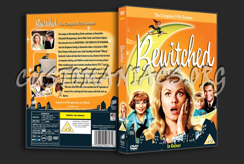 Bewitched Season 5 dvd cover - DVD Covers & Labels by Customaniacs, id ...