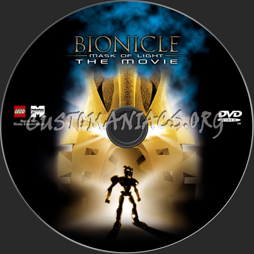 Bionicle Mask of Light dvd label