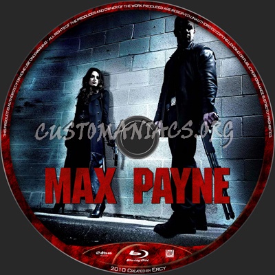 Max Payne blu-ray label