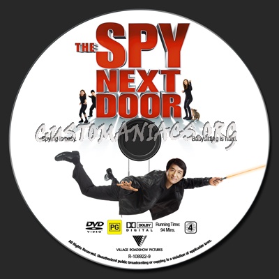 The Spy Next Door dvd label