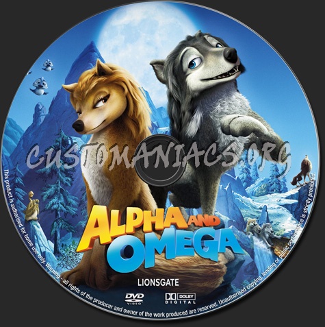 Alpha & Omega dvd label