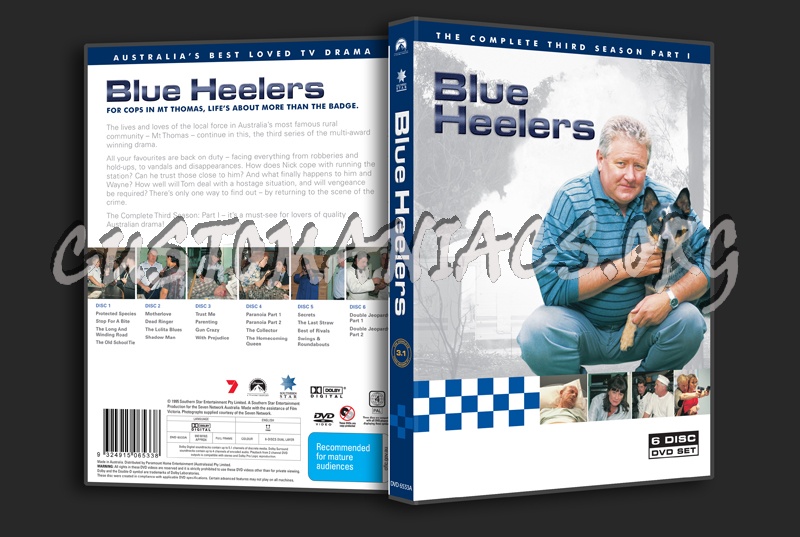 Blue Heelers Season 3 Part 1 dvd cover