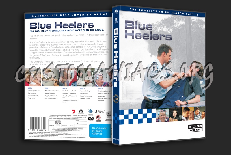 Blue Heelers Season 3 Part 2 dvd cover