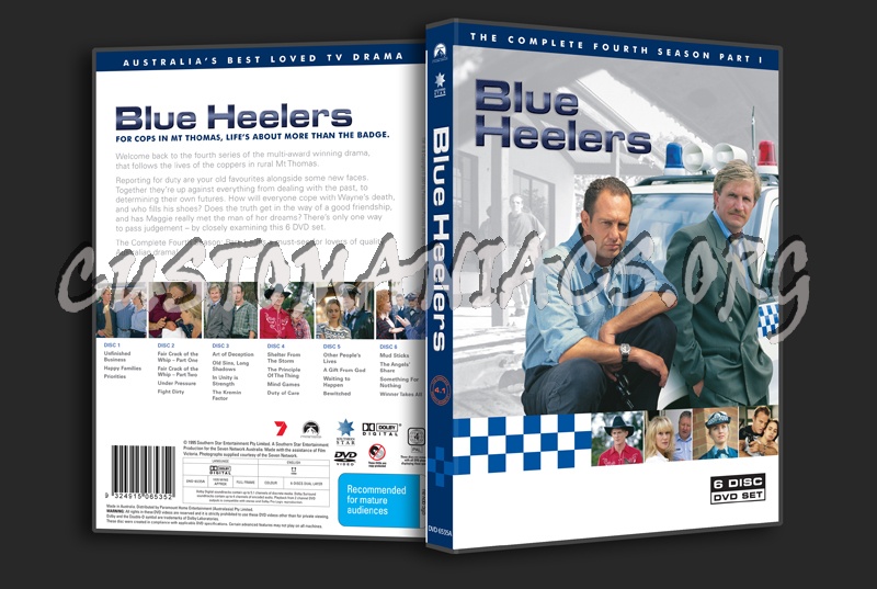 Blue Heelers Season 4 Part 1 dvd cover