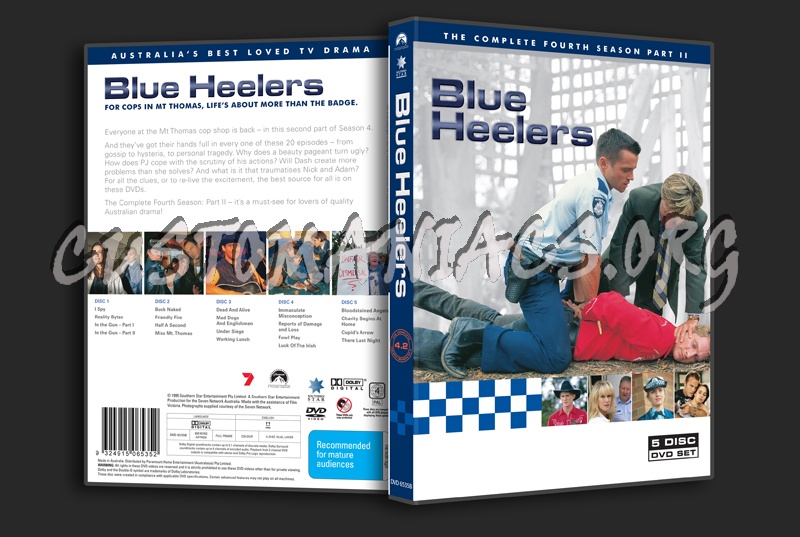 Blue Heelers Season 4 Part 2 dvd cover