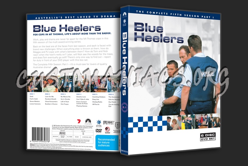 Blue Heelers Season 5 Part 1 dvd cover