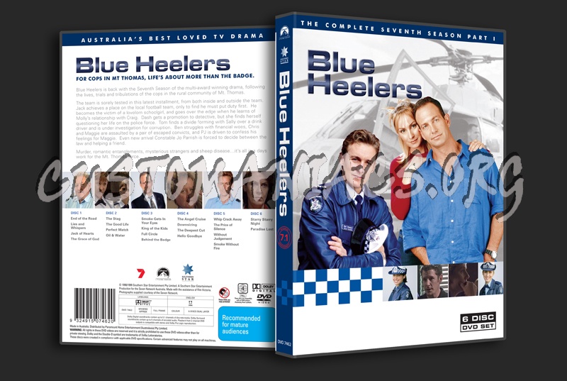 Blue Heelers Season 7 Part 1 dvd cover