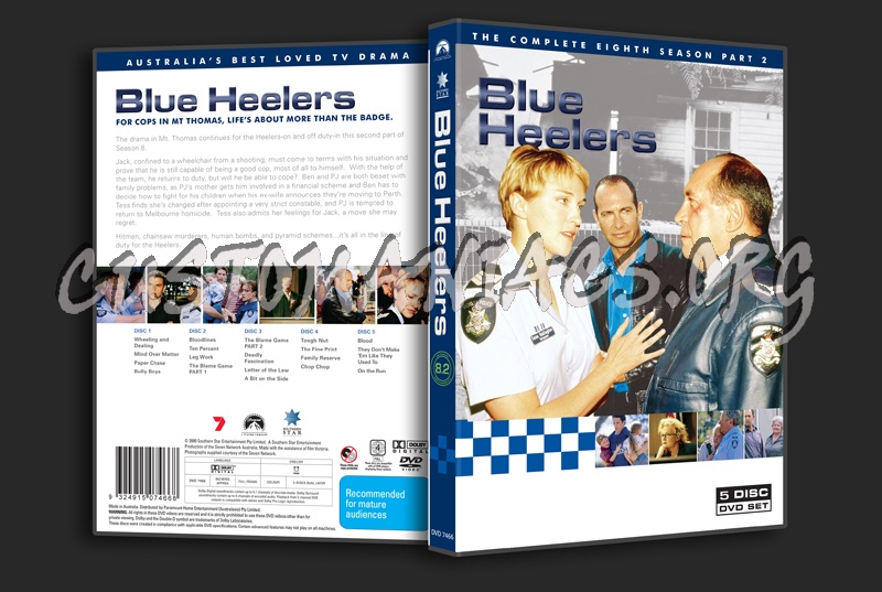Blue Heelers Season 8 Part 2 dvd cover