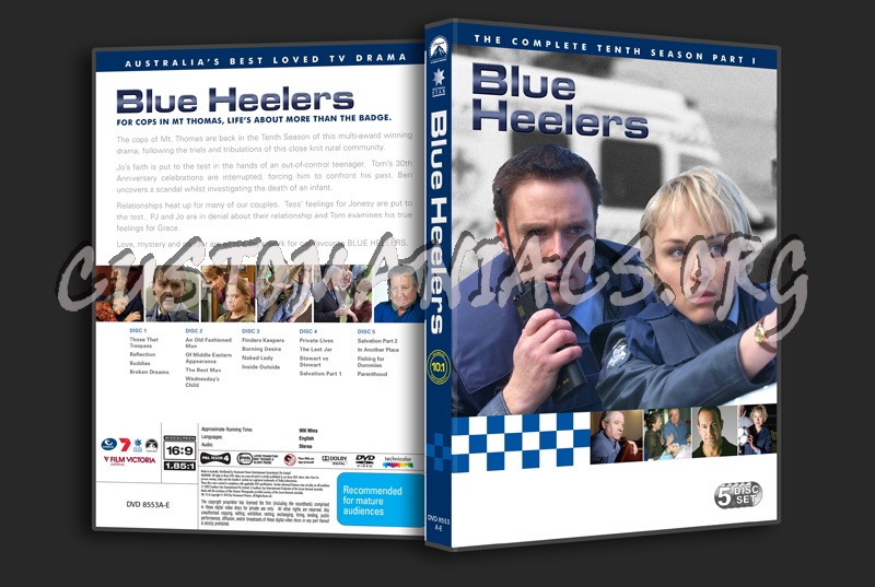 Blue Heelers Season 10 Part 1 dvd cover