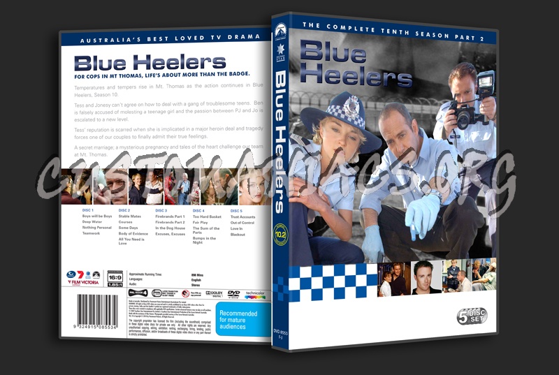 Blue Heelers Season 10 Part 2 dvd cover