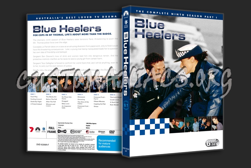 Blue Heelers Season 9 Part 1 dvd cover