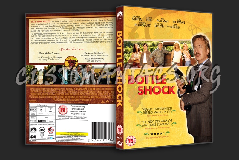 Bottle Shock dvd cover