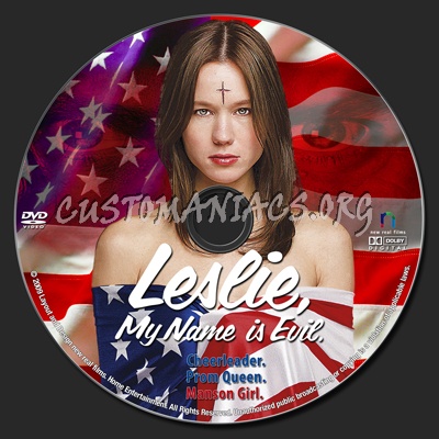 Leslie, My Name is Evil dvd label