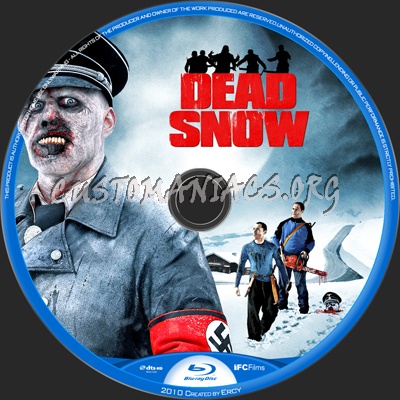 Dead Snow blu-ray label