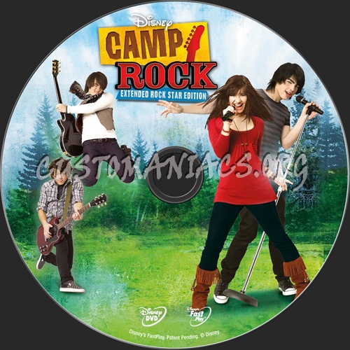 Camp Rock dvd label