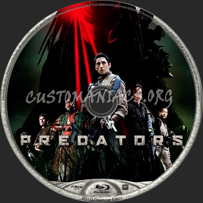 Predators blu-ray label