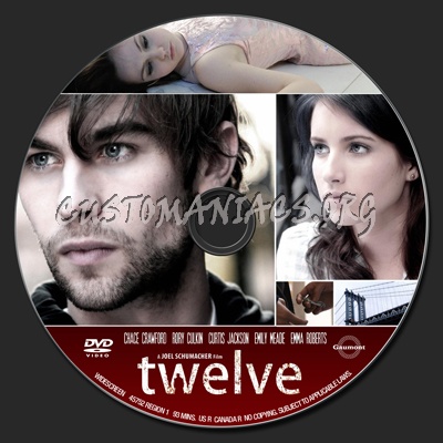 Twelve dvd label