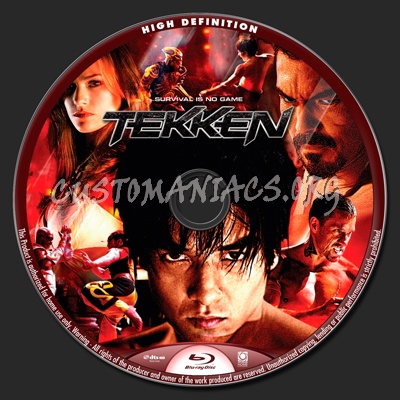 Tekken blu-ray label