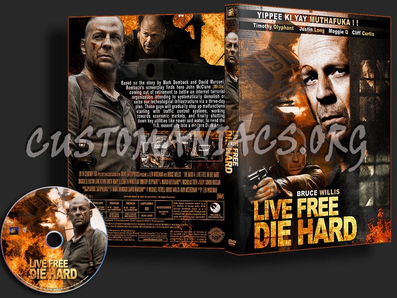 Live Free Die Hard dvd cover