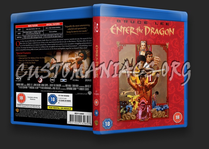 Enter The Dragon blu-ray cover