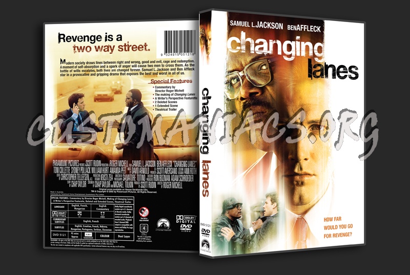 Changing Lanes dvd cover