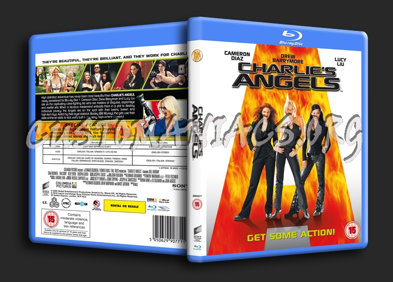 Charlie's Angels blu-ray cover