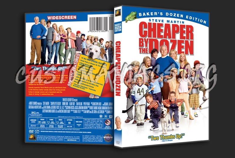 Cheaper by the Dozen dvd cover