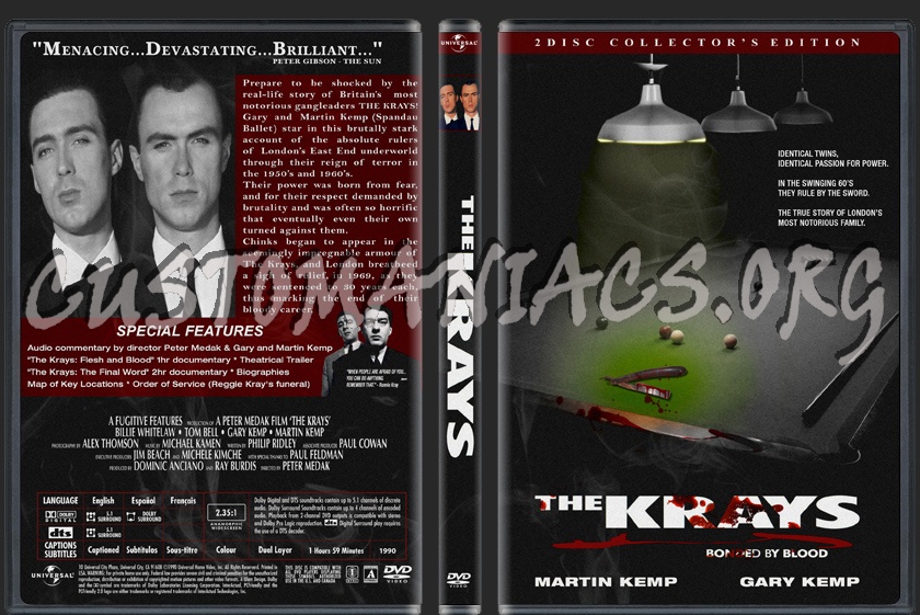 The Krays dvd cover DVD Covers & Labels by Customaniacs, id 116162