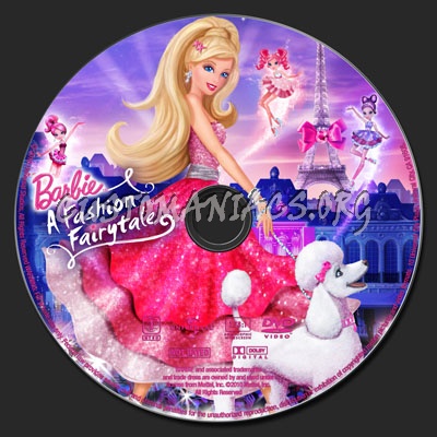 Barbie - A Fashion Fairytale dvd label