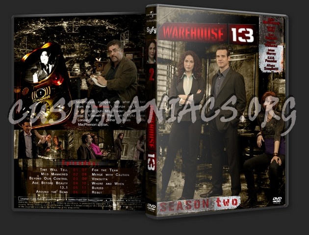 Warehouse 13 Season 2 dvd cover