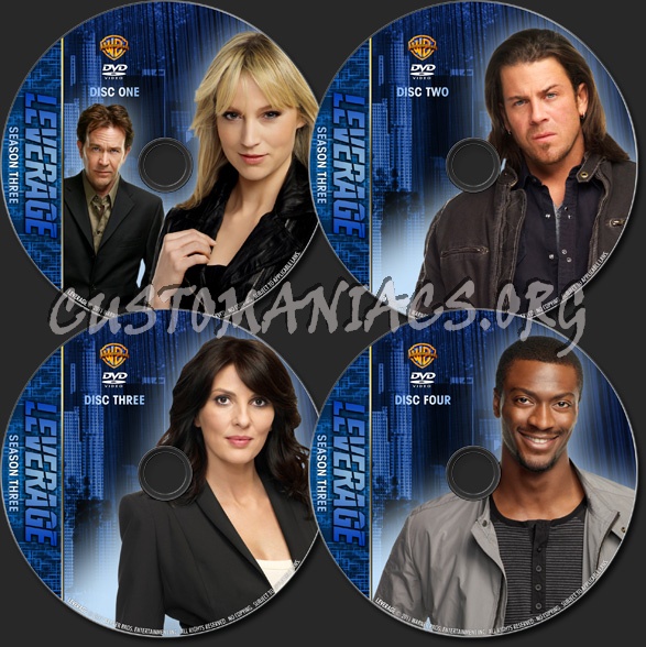 Leverage - TV Collection Season Three dvd label