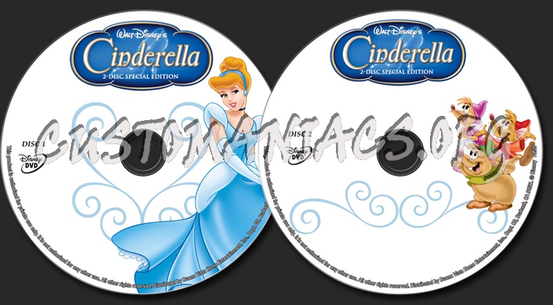 Cinderella dvd label