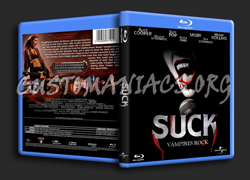 Suck blu-ray cover