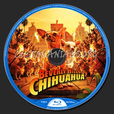 Beverly Hills Chihuahua blu-ray label