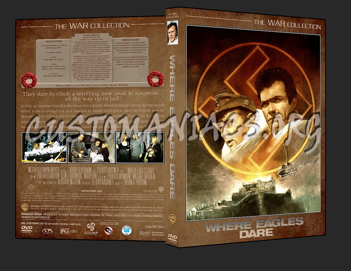 War Collection Where Eagles Dare dvd cover