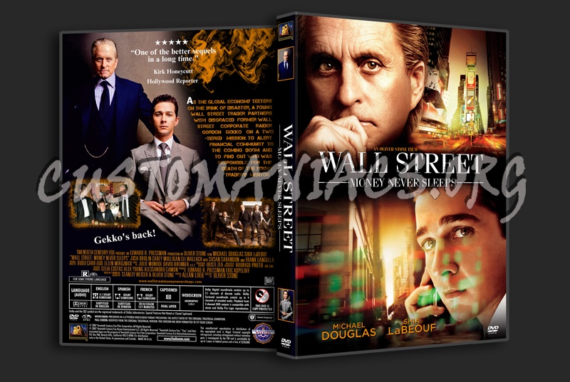 Wall Street: Money Never Sleeps dvd cover