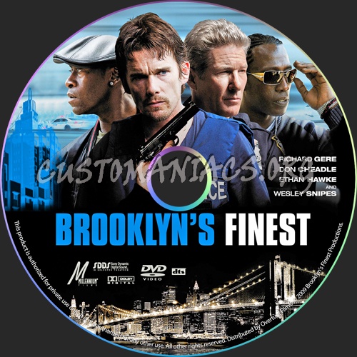 Brooklyn's Finest dvd label