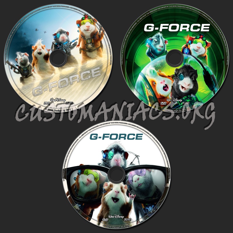 G-Force dvd label