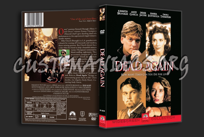 Dead Again dvd cover