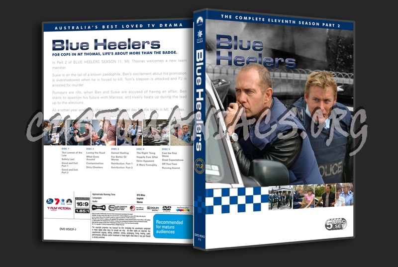 Blue Heelers Season 11 Part 2 dvd cover