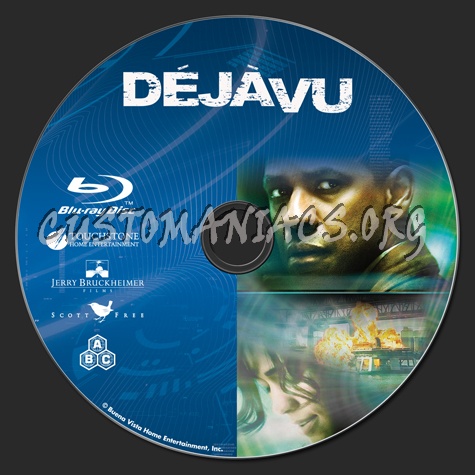 Deja Vu blu-ray label