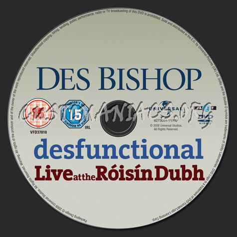 Des Bishop Desfunctional live at the Roisin Dubh dvd label