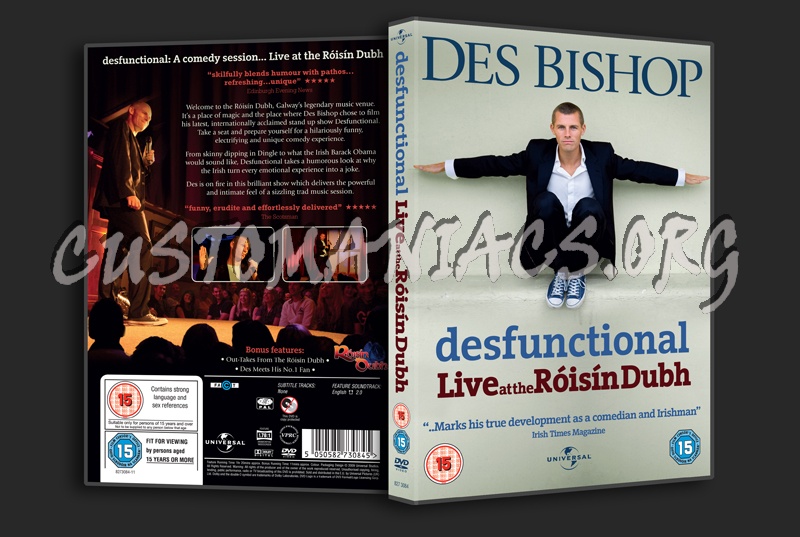 Des Bishop Desfunctional live at the Roisin Dubh dvd cover