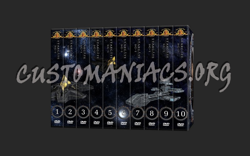 Complete Stargate Sg-1 Season 1-10 dvd cover