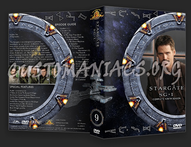 Complete Stargate Sg-1 Season 1-10 dvd cover