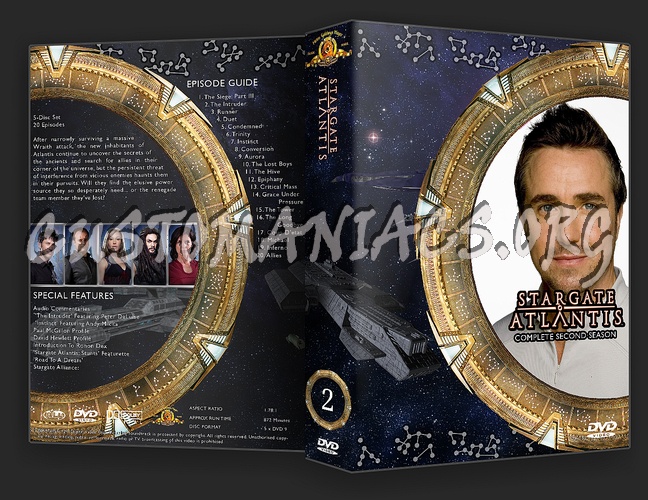 Complete Stargate Atlantis Season 1- 5 dvd cover