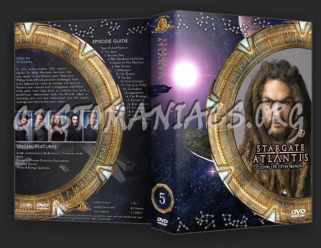 Complete Stargate Atlantis Season 1- 5 dvd cover